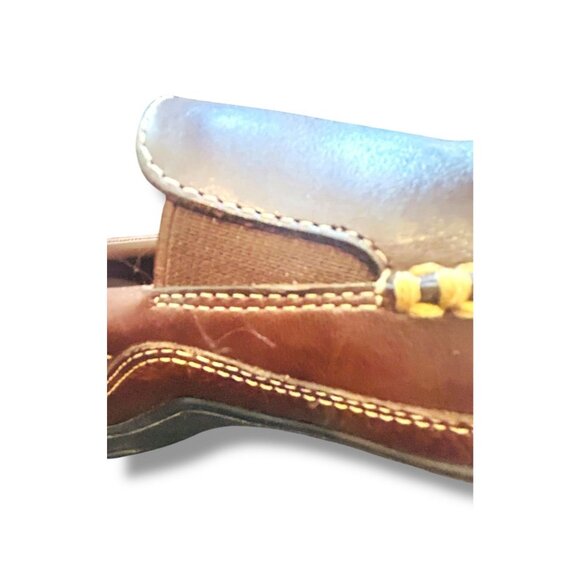 Cole Haan Mens Brown Leather Driving Loafers Vibram Sole Comfort Slip-On Sz 8.5 - Picture 8 of 15